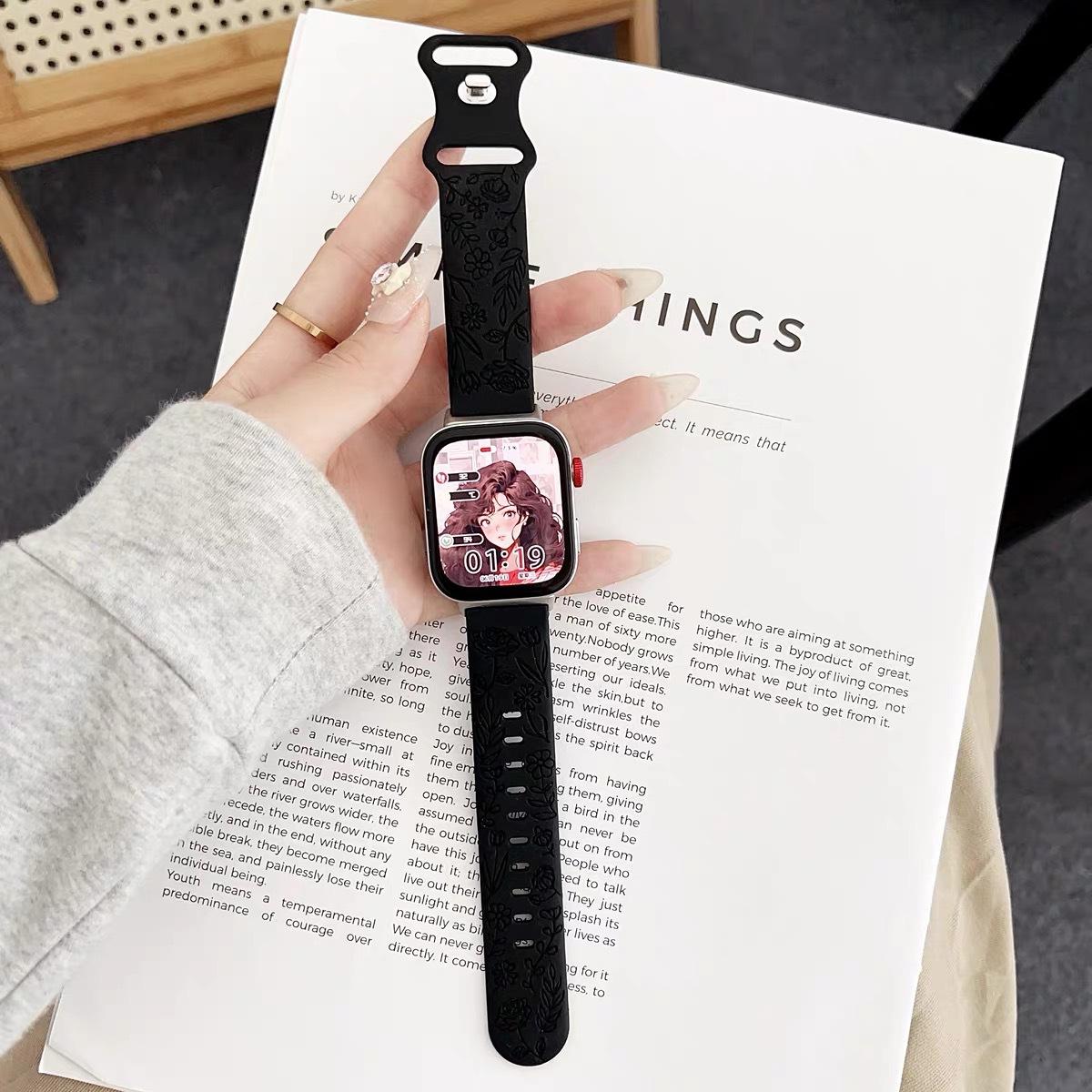 Suitable for Huawei Fit4 watch strap engraved rose pattern Xiaomi 9Pro silicone Redmi watch5 strap 22mm without connector чорний
Suitable for Huawei Fit4 watch strap engraved rose pattern Xiaomi 9Pro silicone Redmi watch5 strap 22mm without connector чорний