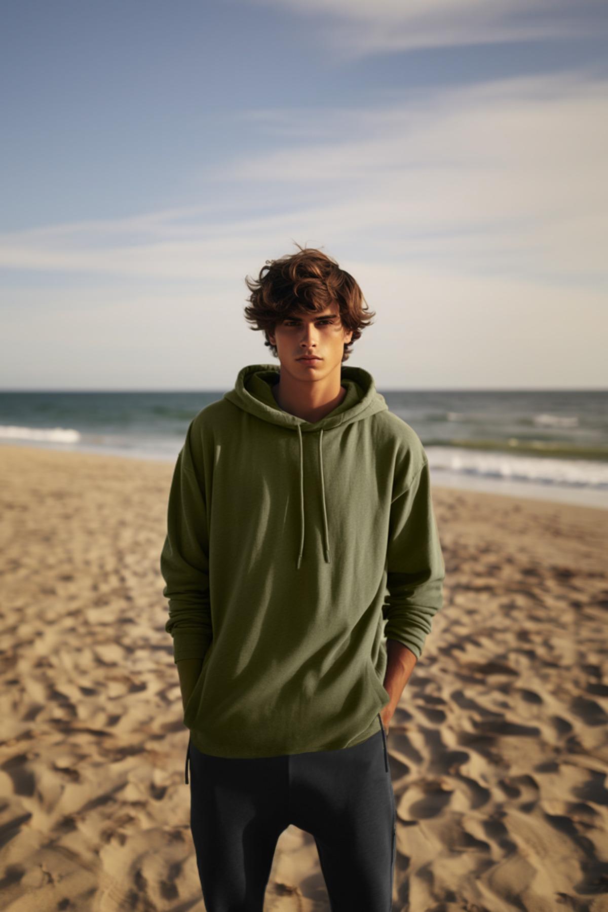 Men s Fashion New Sweatshirt Khaki Oversize Wide Cut Basic Hooded Sweatshirt with Fleece Inside 2XL хакі
Men s Fashion New Sweatshirt Khaki Oversize Wide Cut Basic Hooded Sweatshirt with Fleece Inside 2XL хакі