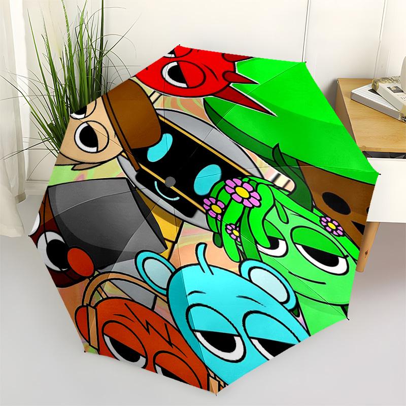 SPRUNKI Themed Automatic Opening and Closing Umbrella, Compact Travel Umbrella, Lightweight and Portable, Suitable for Beach Commuting Busin
SPRUNKI Themed Automatic Opening and Closing Umbrella, Compact Travel Umbrella, Lightweight and Portable, Suitable for Beach Commuting Busin