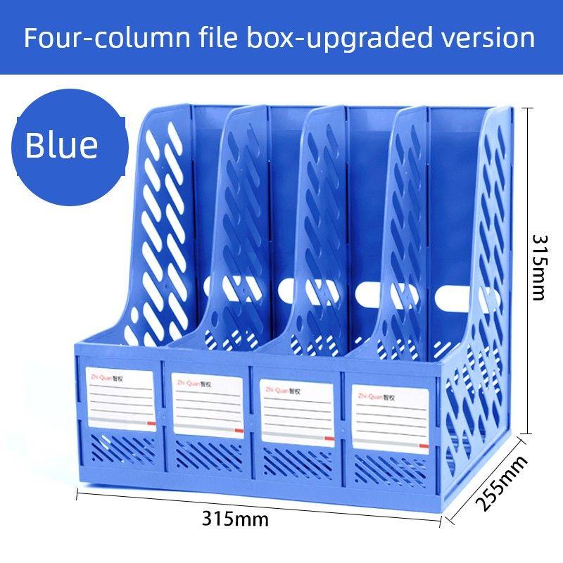 Supplies Document Rack Portfolio Folder Storage Box Dining Tray Basket Student Simple Desktop Bookend Bookshelf Desktop with Pen Holder File Basket Four Columns-Blue-Upgraded Version
Supplies Document Rack Portfolio Folder Storage Box Dining Tray Basket Student Simple Desktop Bookend Bookshelf Desktop with Pen Holder File Basket Four Columns-Blue-Upgraded Version