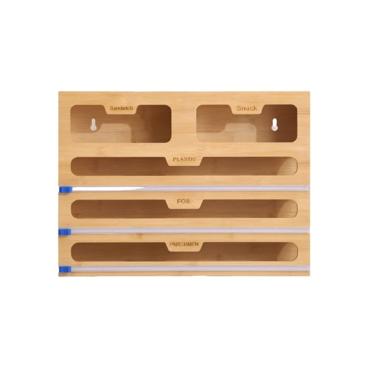 Multipurpose Wooden Holder For Food Wrap Rolls And Small Pouches 1
Multipurpose Wooden Holder For Food Wrap Rolls And Small Pouches 1