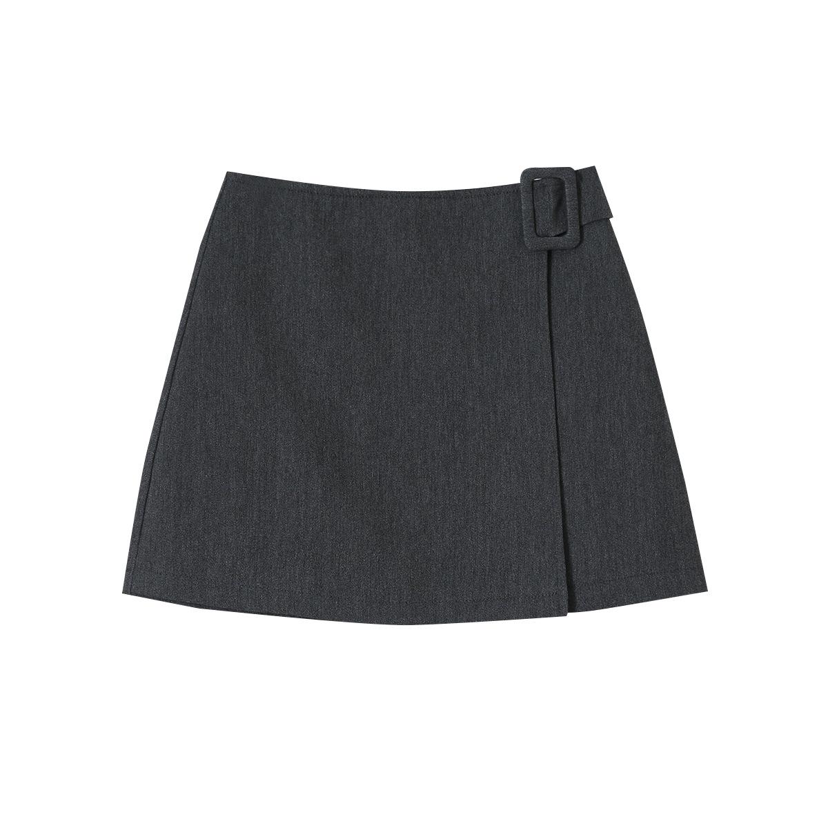 Women s Spring-Summer A-line Skirt with Irregular Square Buckle Strap - Versatile, Slimming, Anti-exposure Short Skirt 11166 Large
Women s Spring-Summer A-line Skirt with Irregular Square Buckle Strap - Versatile, Slimming, Anti-exposure Short Skirt 11166 Large