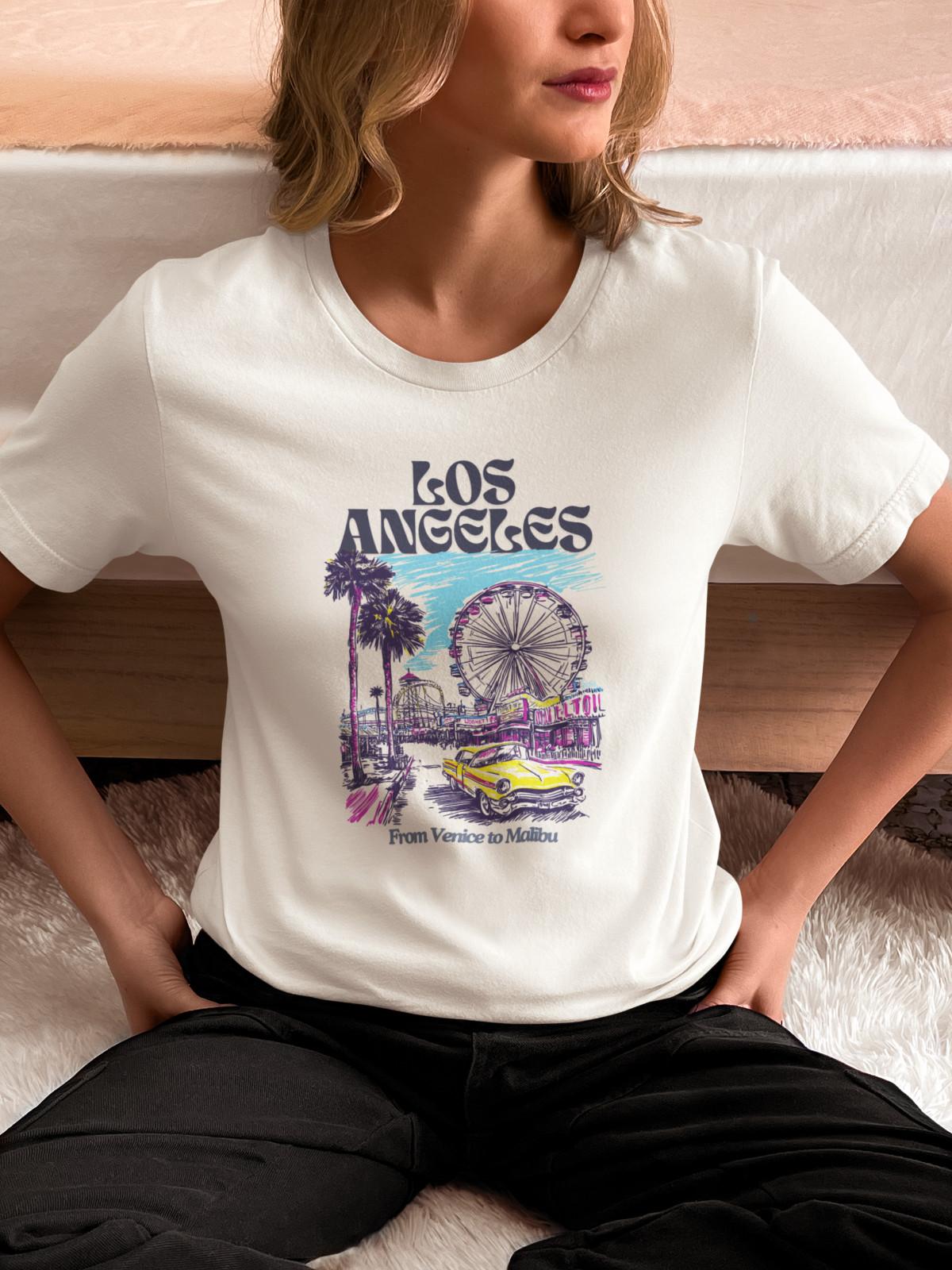 Los Angeles Graphic T-Shirt Mens Womens Tees Top | Cali Souvenir Gift Tee | LA Streetwear Unisex M
Los Angeles Graphic T-Shirt Mens Womens Tees Top | Cali Souvenir Gift Tee | LA Streetwear Unisex M