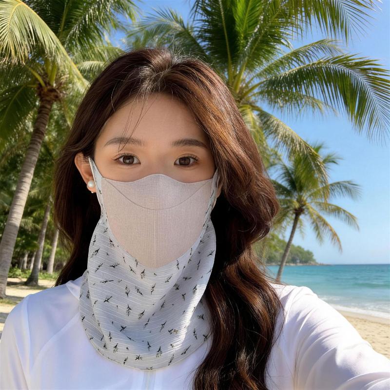 Three Dimensional Sunscreen Mask For Women Girls Ice Silk Opening Breathability Flower Pattern Summer Outdoor Sunscreen Mask A3
Three Dimensional Sunscreen Mask For Women Girls Ice Silk Opening Breathability Flower Pattern Summer Outdoor Sunscreen Mask A3