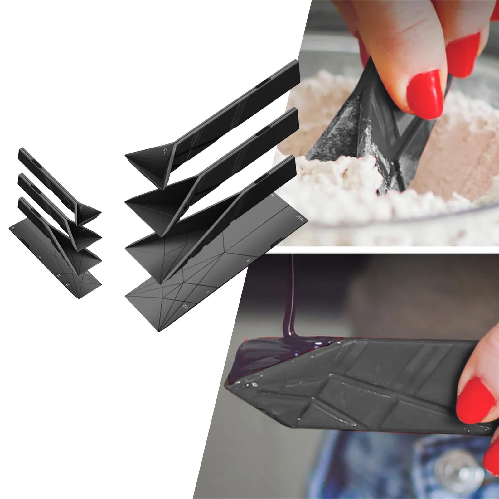 Плоская мерная ложка, 2 ложки 6 разных размеров, многоцелевая плоская кухонная утварь для выпечки жидких ингредиентов One Size чёрный
Плоская мерная ложка, 2 ложки 6 разных размеров, многоцелевая плоская кухонная утварь для выпечки жидких ингредиентов One Size чёрный