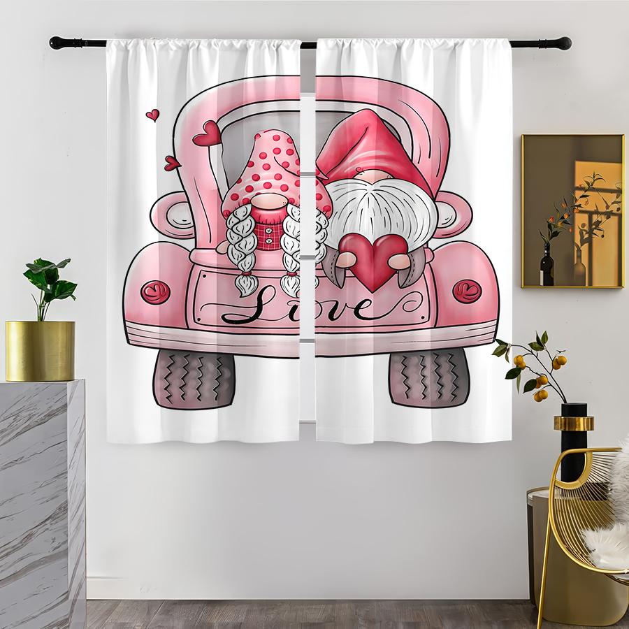 Set Of 2 Children Fun Love Elf Car Curtains Sweet Wind Bedroom Living Room Drawbar Pocket Decorative Curtain Polyester Ideal For W100*H70(CM)-Rod Pocket&1PCS
Set Of 2 Children Fun Love Elf Car Curtains Sweet Wind Bedroom Living Room Drawbar Pocket Decorative Curtain Polyester Ideal For W100*H70(CM)-Rod Pocket&1PCS