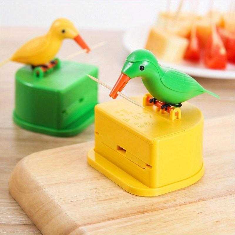 1pc Cute Bird-Shaped Toothpick Dispenser - Durable PP Plastic Easy Press-to-Open for Home Room Party Storage Fun Gift Idea
1pc Cute Bird-Shaped Toothpick Dispenser - Durable PP Plastic Easy Press-to-Open for Home Room Party Storage Fun Gift Idea