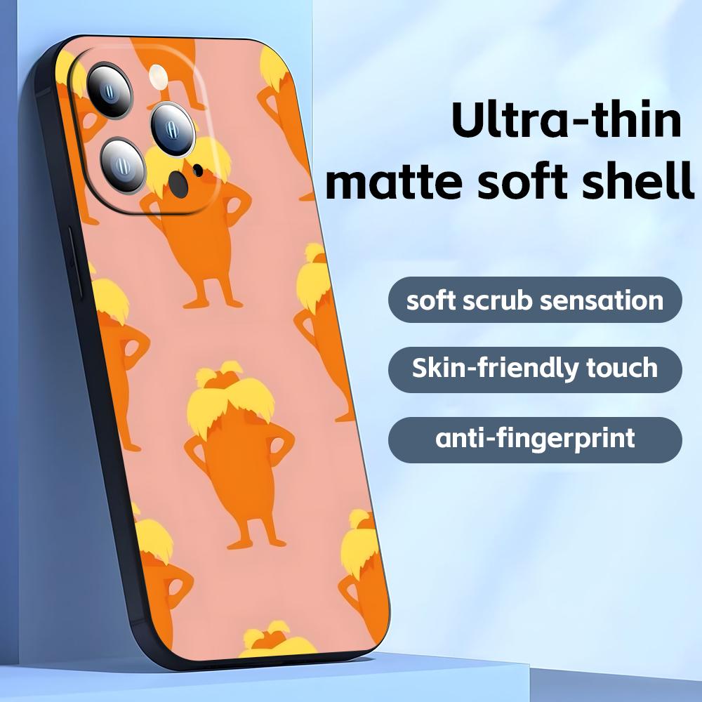 Cartoon T-The L-Lorax Phone Case For iPhone17 16 16e 15 14 13 12 11 Plus Mini Pro Max Soft black Shockproof Cover iPhone 12 mini
Cartoon T-The L-Lorax Phone Case For iPhone17 16 16e 15 14 13 12 11 Plus Mini Pro Max Soft black Shockproof Cover iPhone 12 mini