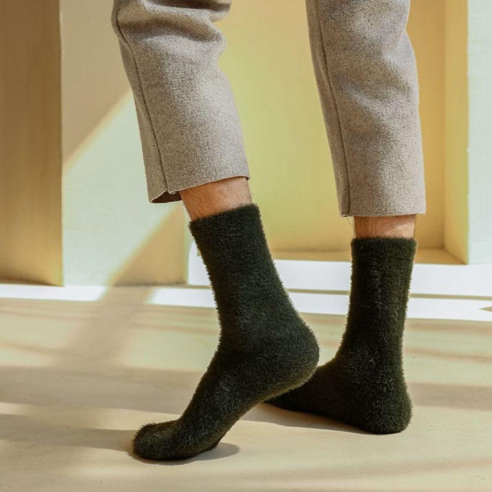 Autumn Retro Simple Trendy Fashion Mink Velvet Korean Style Socks Middle Tube Hosiery Man Socks зелений
Autumn Retro Simple Trendy Fashion Mink Velvet Korean Style Socks Middle Tube Hosiery Man Socks зелений