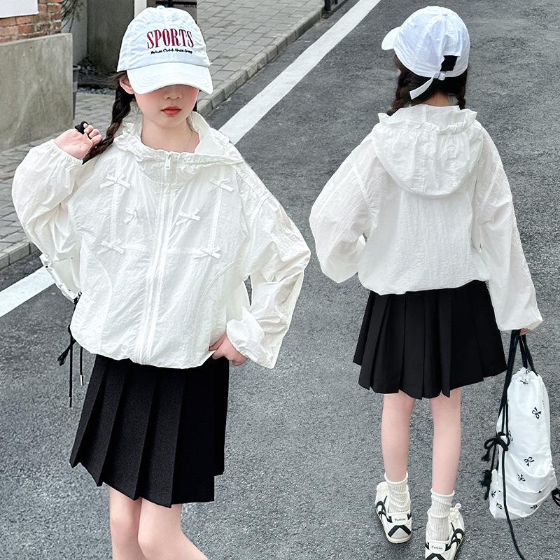 Bola Han Girls Hooded Summer Jacket with Bow - Lightweight Sun Protection for Little Girls 150cm білий
Bola Han Girls Hooded Summer Jacket with Bow - Lightweight Sun Protection for Little Girls 150cm білий