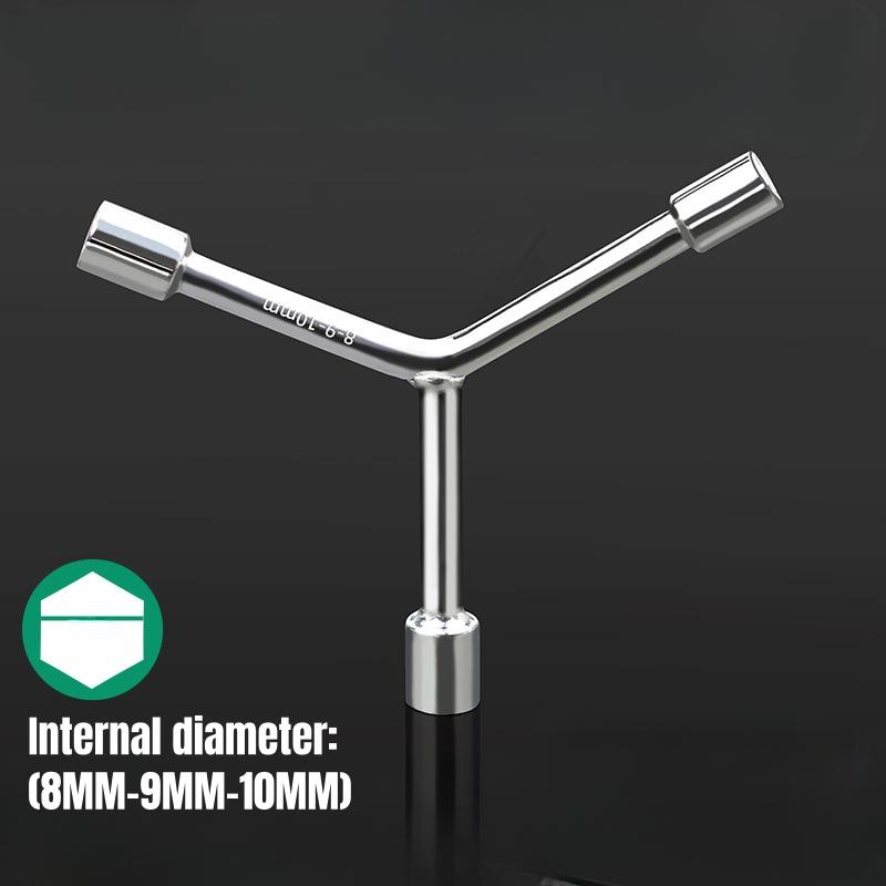 Household Triangular Socket Wrench Pragmatic Y-type Tri-fork Wrench Three-prong Wrench Bicycle Household Disassembly Repair Tool
Household Triangular Socket Wrench Pragmatic Y-type Tri-fork Wrench Three-prong Wrench Bicycle Household Disassembly Repair Tool