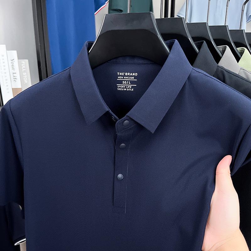 2026 Men s Ice Silk Breathable Short Sleeve Polo - Solid Color, Cool & Versatile for Summer 165/M (90-115 jin)
2026 Men s Ice Silk Breathable Short Sleeve Polo - Solid Color, Cool & Versatile for Summer 165/M (90-115 jin)