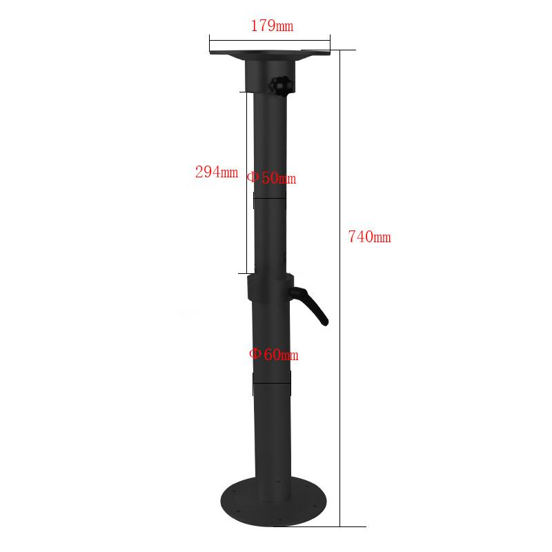 Adjustable Aluminum Alloy Caravan Camper Telescopic Rv Table Leg for RV Camper Travel Trailer Motorhome Interior Parts чорний
Adjustable Aluminum Alloy Caravan Camper Telescopic Rv Table Leg for RV Camper Travel Trailer Motorhome Interior Parts чорний