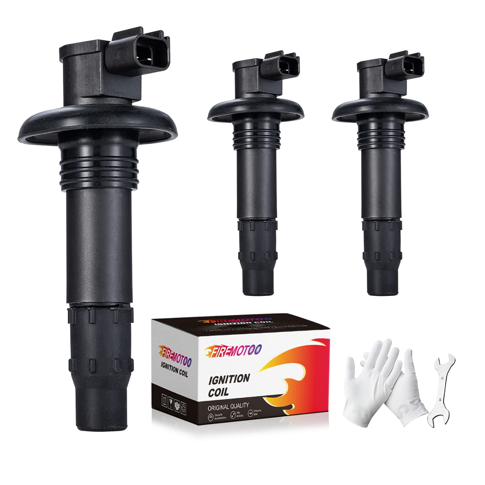 FIREMOTOO Ignition Coil Pack of 3 SeaDoo GTX RXT RXP GTI GTS GTR Wake
FIREMOTOO Ignition Coil Pack of 3 SeaDoo GTX RXT RXP GTI GTS GTR Wake