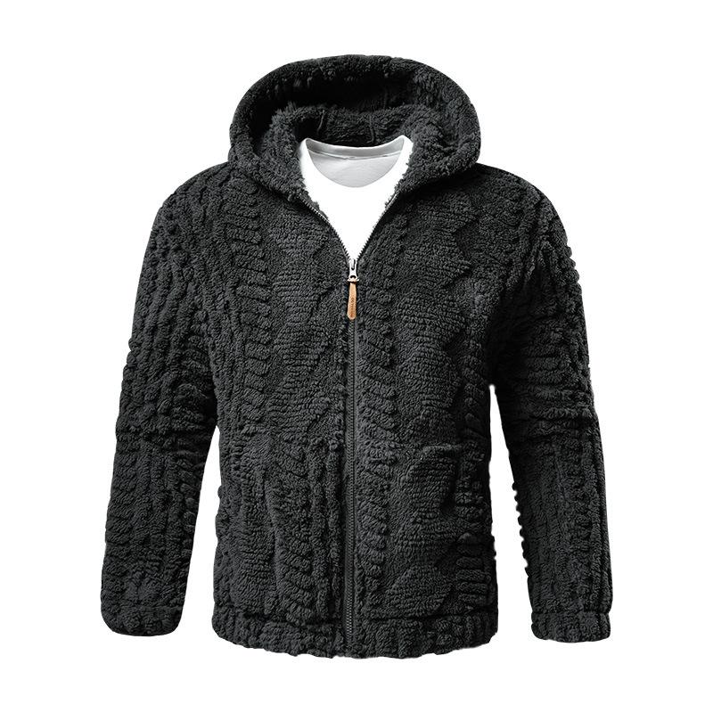 2025 Autumn/Winter Men s Hooded Fleece Jacket - Lambswool Top with Velvet Lining M чорний
2025 Autumn/Winter Men s Hooded Fleece Jacket - Lambswool Top with Velvet Lining M чорний