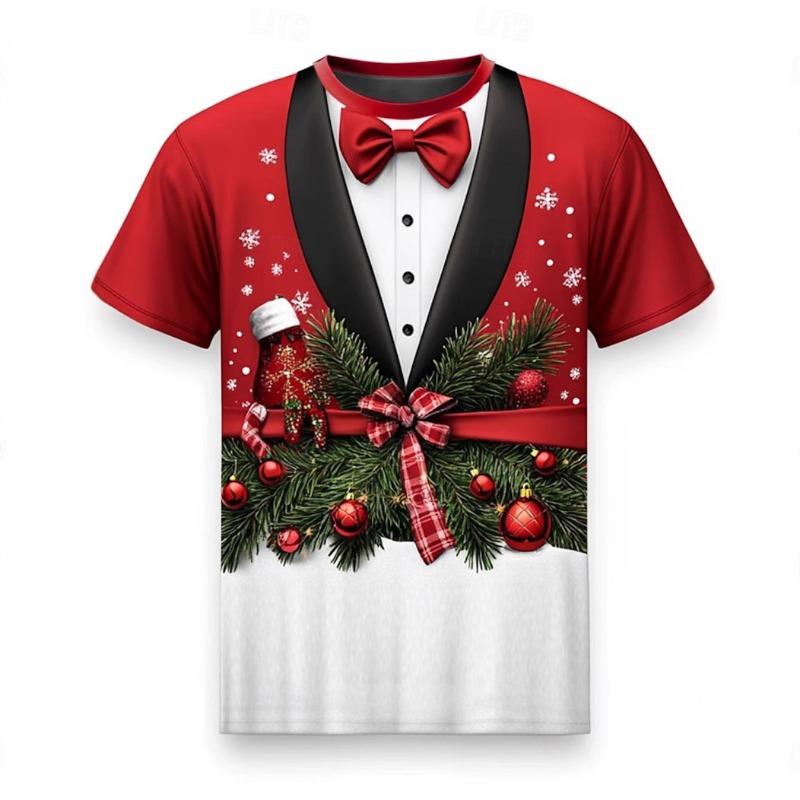 Европейская и американская рождественская мужская рождественская одежда 3D футболка Дерево Снежинка Модная повседневная 3D футболка с принтом 4XL
Европейская и американская рождественская мужская рождественская одежда 3D футболка Дерево Снежинка Модная повседневная 3D футболка с принтом 4XL