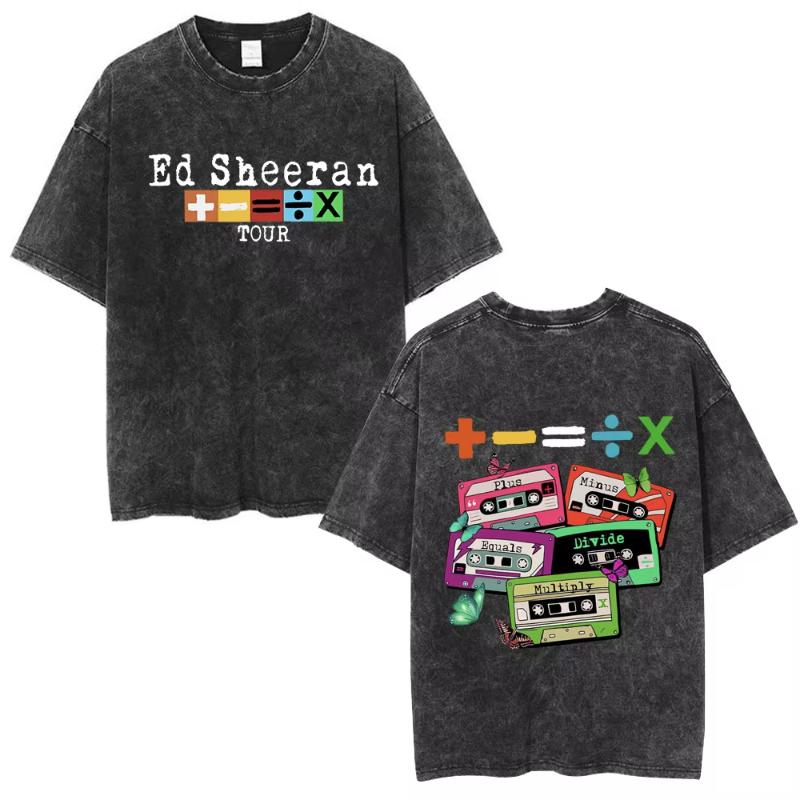 Концертный винтажный стираный унисекс футболка Ed Sheeran Mathematics Tour Женская мода Харадзюку Хлопковая повседневная свободная футболка M
Концертный винтажный стираный унисекс футболка Ed Sheeran Mathematics Tour Женская мода Харадзюку Хлопковая повседневная свободная футболка M