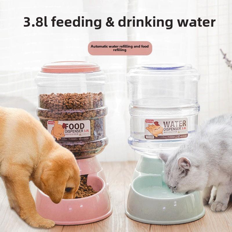 Pet Automatic Water Dispenser, Grain Storage Bucket, Cat Water Dispenser, Teddy Automatic Feeder 3.8L Large Dog Supplies
Pet Automatic Water Dispenser, Grain Storage Bucket, Cat Water Dispenser, Teddy Automatic Feeder 3.8L Large Dog Supplies