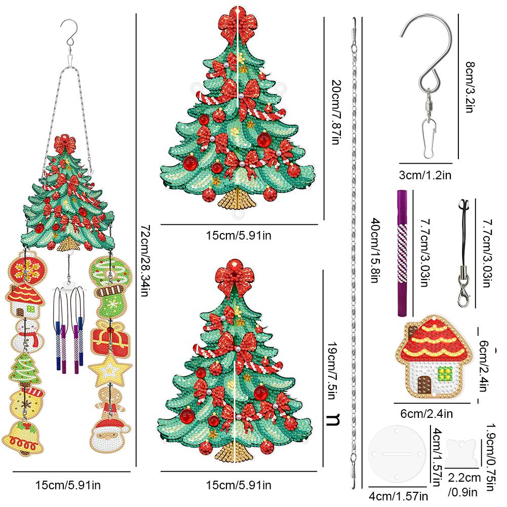 Двусторонние Рождественские Алмазные Картины Колокольчики Ветра Колокольчики Ветра DIY Алмазные Наборы Кристальные Колокольчики Ветра Набор Подвесок для Украшения Стен
Двусторонние Рождественские Алмазные Картины Колокольчики Ветра Колокольчики Ветра DIY Алмазные Наборы Кристальные Колокольчики Ветра Набор Подвесок для Украшения Стен
