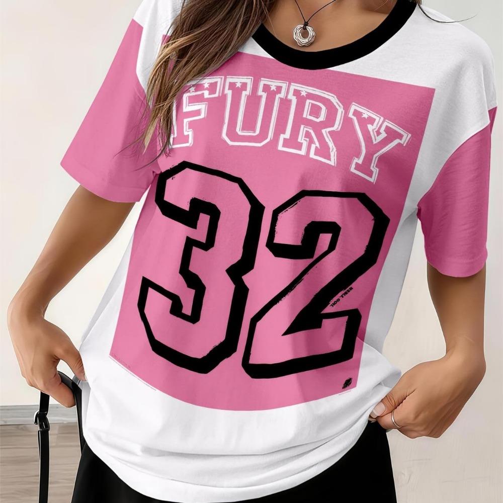 Women s crew neck sweatshirt T-shirt, casual retro college style football shirt, XXS
Women s crew neck sweatshirt T-shirt, casual retro college style football shirt, XXS