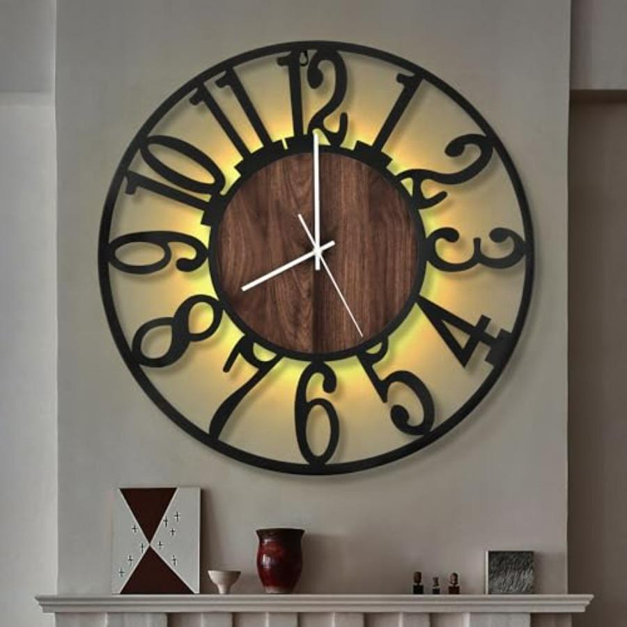 Large LED Wall Clocks Silent Non Ticking Battery Operated Rustic Round Modern Big Wood Wall Clock for Living Room Bedroom Kitch
Large LED Wall Clocks Silent Non Ticking Battery Operated Rustic Round Modern Big Wood Wall Clock for Living Room Bedroom Kitch
