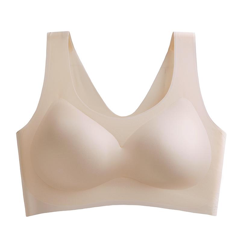 Big breasts show small gathering ice silk beautiful vest bra seamless sports bra breathable and small without steel ring Xl(recommended 62.5-70kg 38abc=85abc)
Big breasts show small gathering ice silk beautiful vest bra seamless sports bra breathable and small without steel ring Xl(recommended 62.5-70kg 38abc=85abc)