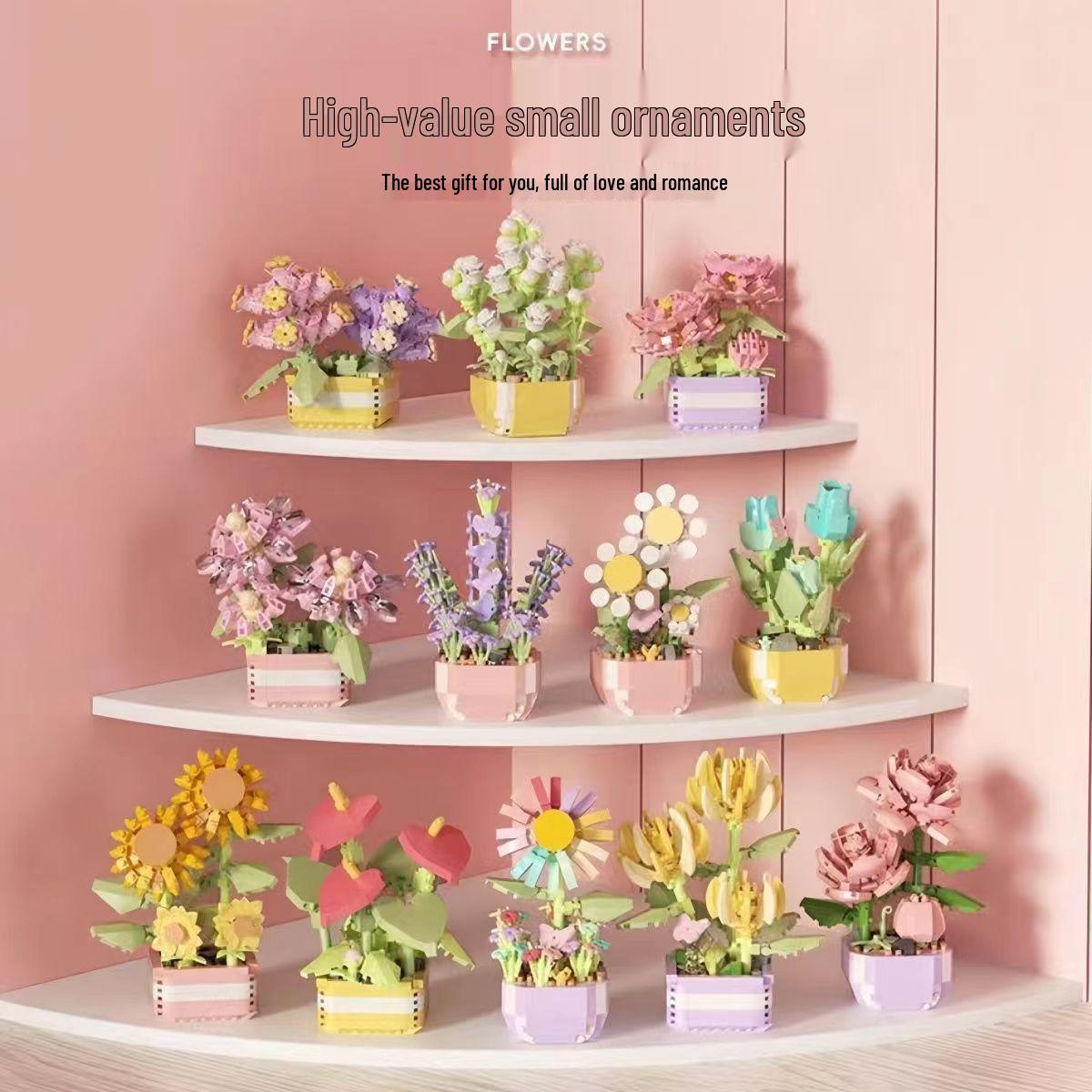 Teacher s Day Gift: Lego-Compatible Succulent Plant Bouquet Ornaments & Rose Toys for Girls
Teacher s Day Gift: Lego-Compatible Succulent Plant Bouquet Ornaments & Rose Toys for Girls