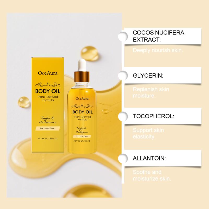 OceAura Body Moisturizing Essential Oil Hydrating Tightening Skin Natural Scent Elasticity Boost Soft Supple Smooth Full-Body Skin one size
OceAura Body Moisturizing Essential Oil Hydrating Tightening Skin Natural Scent Elasticity Boost Soft Supple Smooth Full-Body Skin one size