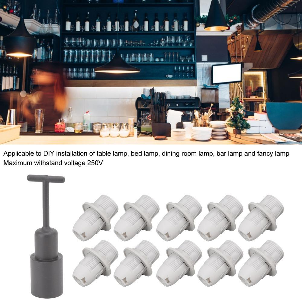10PCS E14 E14 Light Socket ABS E14 Lamp Socket Practical Light Bulb Holder DIY Assembly білий
10PCS E14 E14 Light Socket ABS E14 Lamp Socket Practical Light Bulb Holder DIY Assembly білий