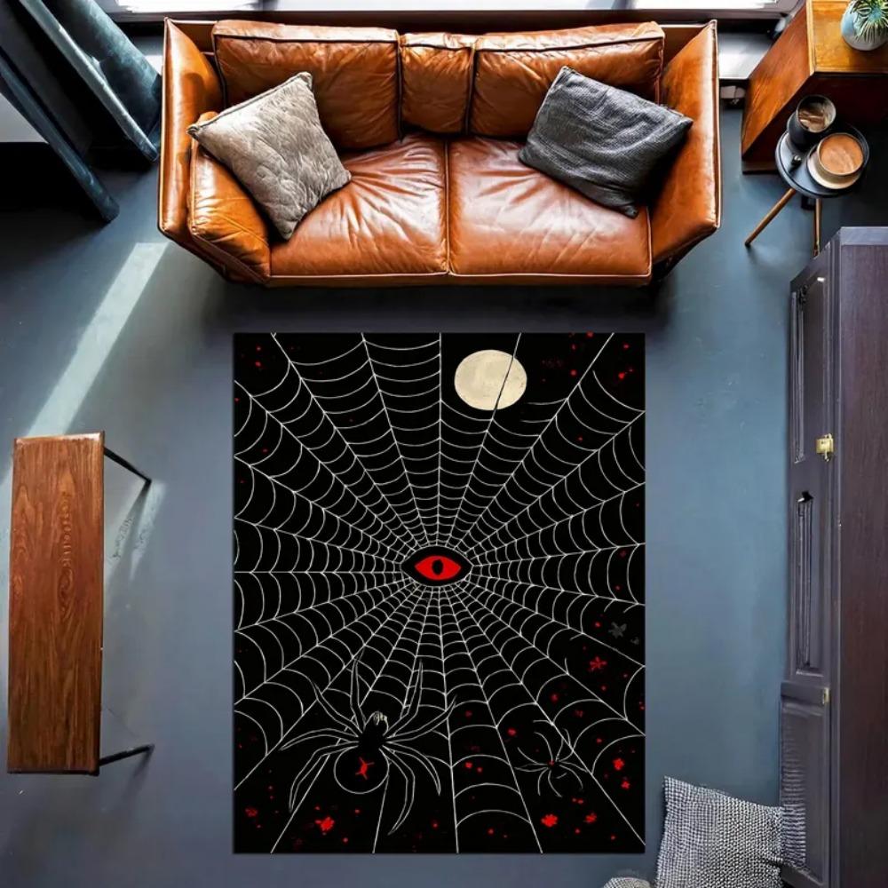 Gothic Spider Web Area Rug Vintage Ornate Pattern Carpet for Living Room Bedroom Moody Dark Home Decor Non Slip Floor Mat 50x80cm
Gothic Spider Web Area Rug Vintage Ornate Pattern Carpet for Living Room Bedroom Moody Dark Home Decor Non Slip Floor Mat 50x80cm