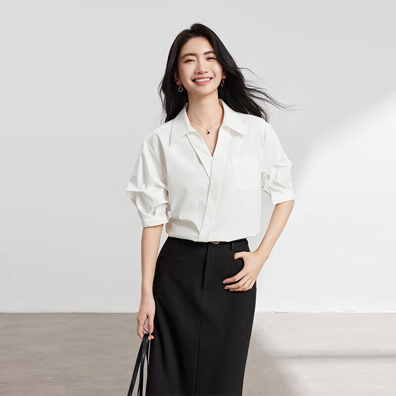 Women s Elegant V-Neck Puff Sleeve Commute Blouse XL
Women s Elegant V-Neck Puff Sleeve Commute Blouse XL