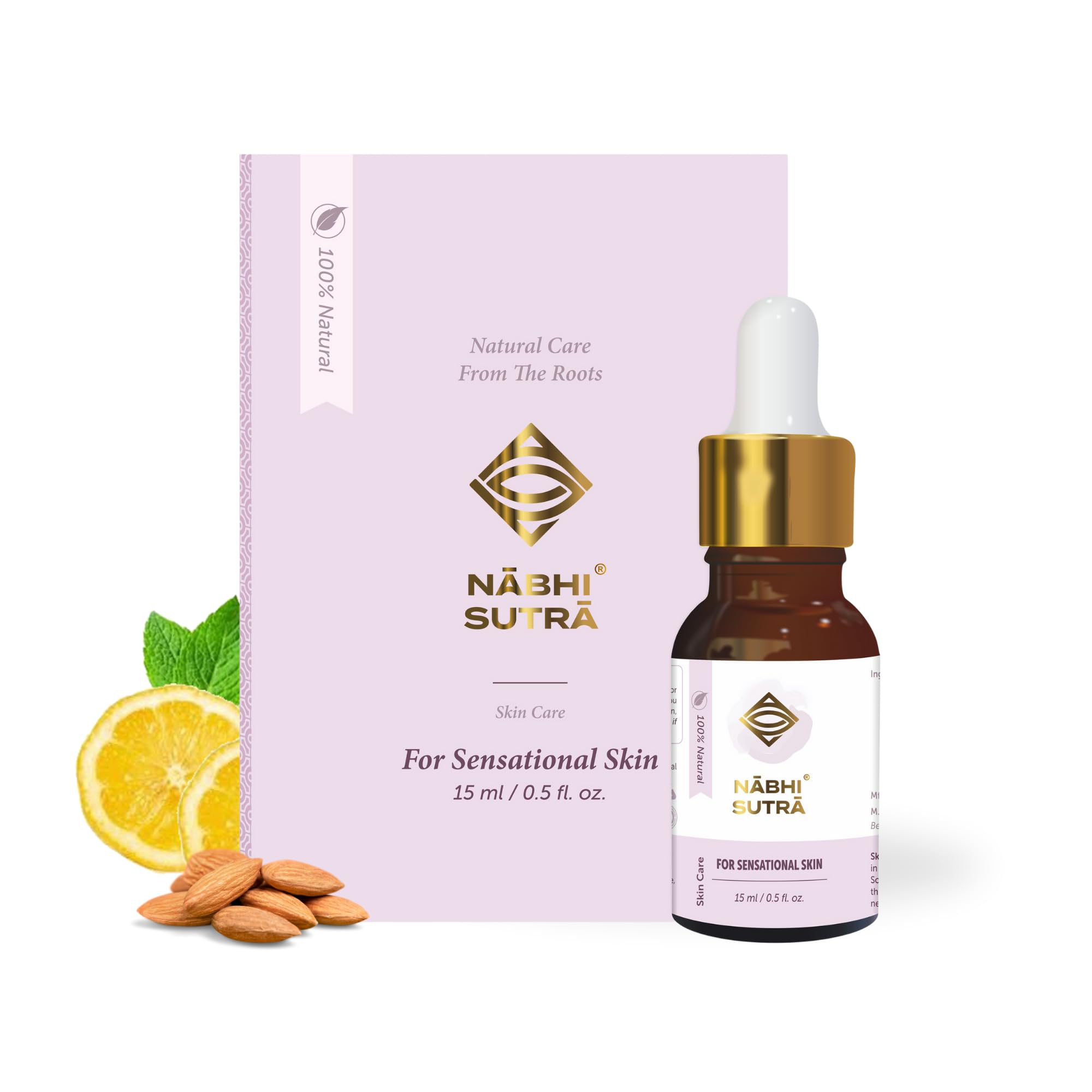 Nabhi Sutra Belly Button Oil for Sensational Skin | Ayurvedic Remedy with Almond, Olive & Lemon Oils | Supports Skin Glow & Nourishment | Belly B
Nabhi Sutra Belly Button Oil for Sensational Skin | Ayurvedic Remedy with Almond, Olive & Lemon Oils | Supports Skin Glow & Nourishment | Belly B