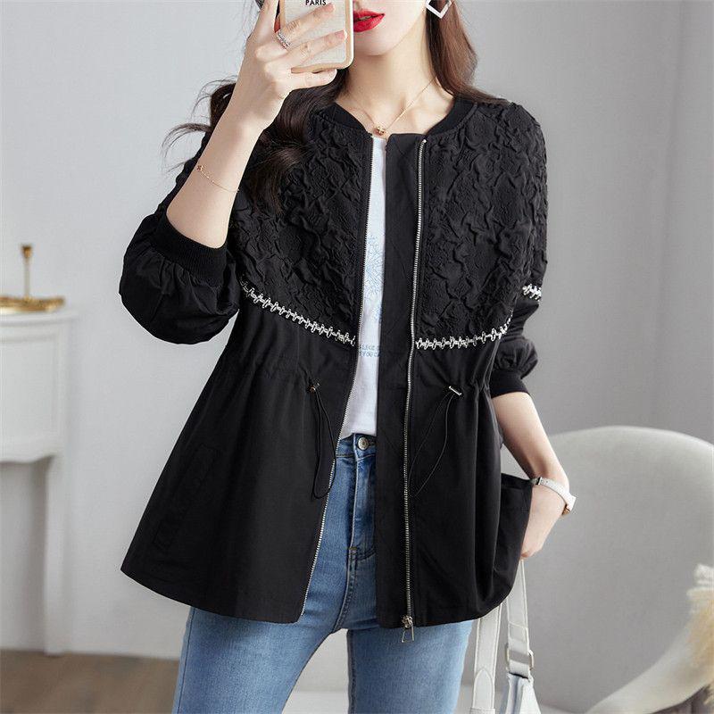 Women s Fall 2025 Black Slim-Fit Trench Coat - Stylish Small Design M (below 105 jin)
Women s Fall 2025 Black Slim-Fit Trench Coat - Stylish Small Design M (below 105 jin)