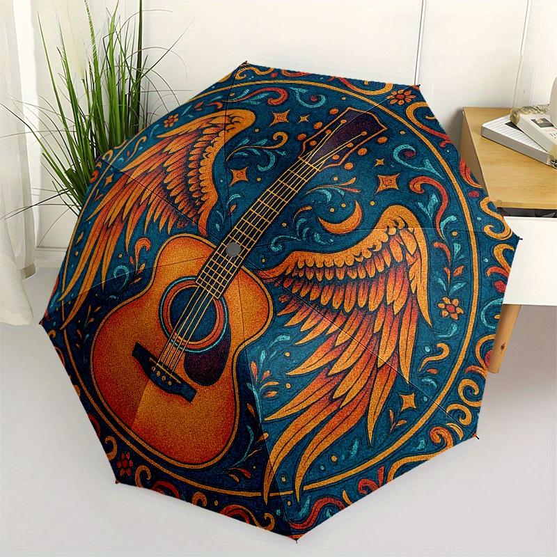 Angel Wings Guitar Art Print: Musical Heaven on CanvasUmbrella, Portable 3-Fold Compact Umbrella for Men & Women Gift
Angel Wings Guitar Art Print: Musical Heaven on CanvasUmbrella, Portable 3-Fold Compact Umbrella for Men & Women Gift