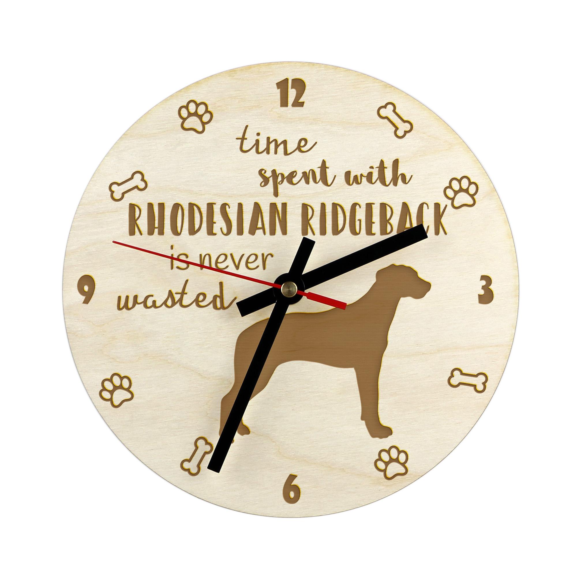 Rhodesian Ridgeback, African Lionhound, African Lion Dog I - clock with dog, wooden clock with engraving, personalised clock by Art-Dog
Rhodesian Ridgeback, African Lionhound, African Lion Dog I - clock with dog, wooden clock with engraving, personalised clock by Art-Dog