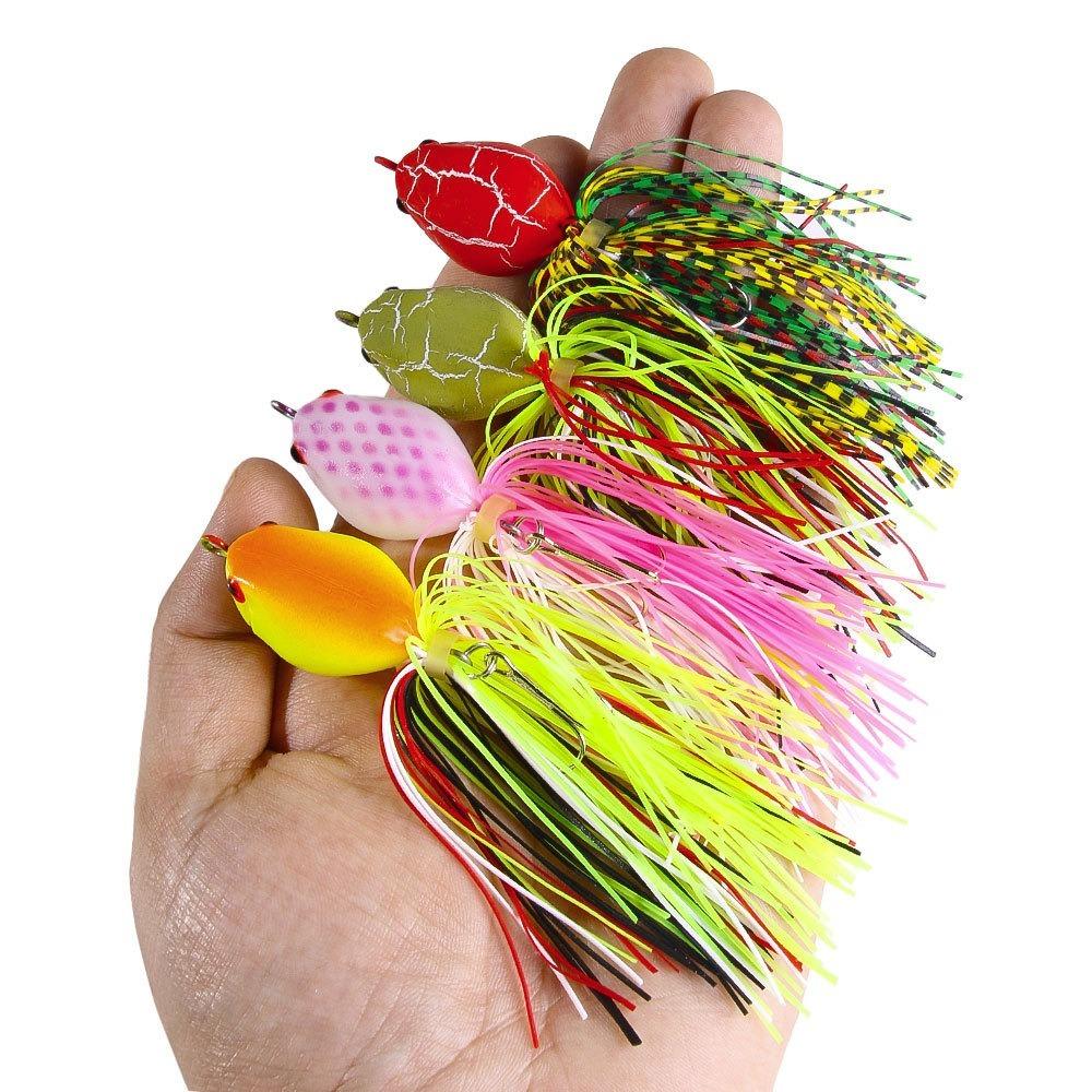 Colored Fishing Lure ABS Plastic Fake Bait Fishing Accessories Tail Frog Fishing 7
Colored Fishing Lure ABS Plastic Fake Bait Fishing Accessories Tail Frog Fishing 7
