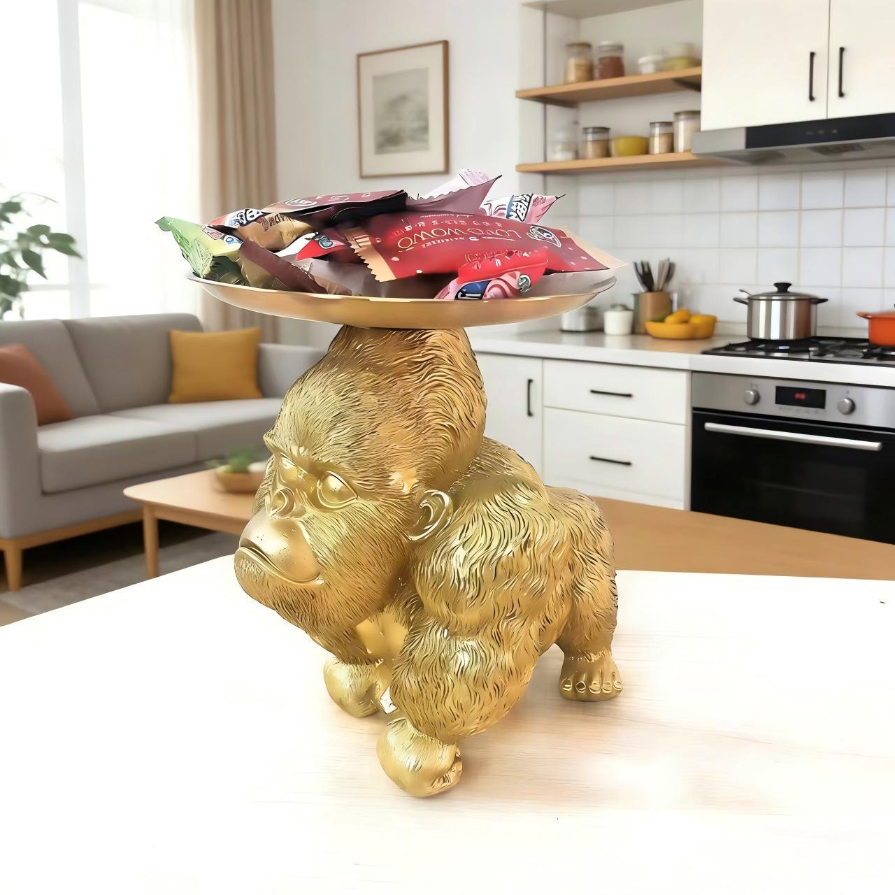 Classic Resin Orangutan Candy Dish/Cake Stand for Home, Office, and Holiday Décor
Classic Resin Orangutan Candy Dish/Cake Stand for Home, Office, and Holiday Décor