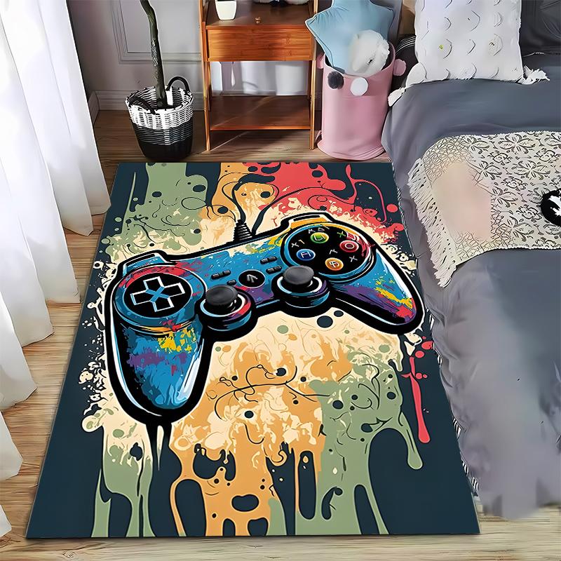 Colorful Gaming Controller Rug Suitable for use as an anti-slip game mat for living room and bedroom sofas 40x60cm( 15x23in )
Colorful Gaming Controller Rug Suitable for use as an anti-slip game mat for living room and bedroom sofas 40x60cm( 15x23in )