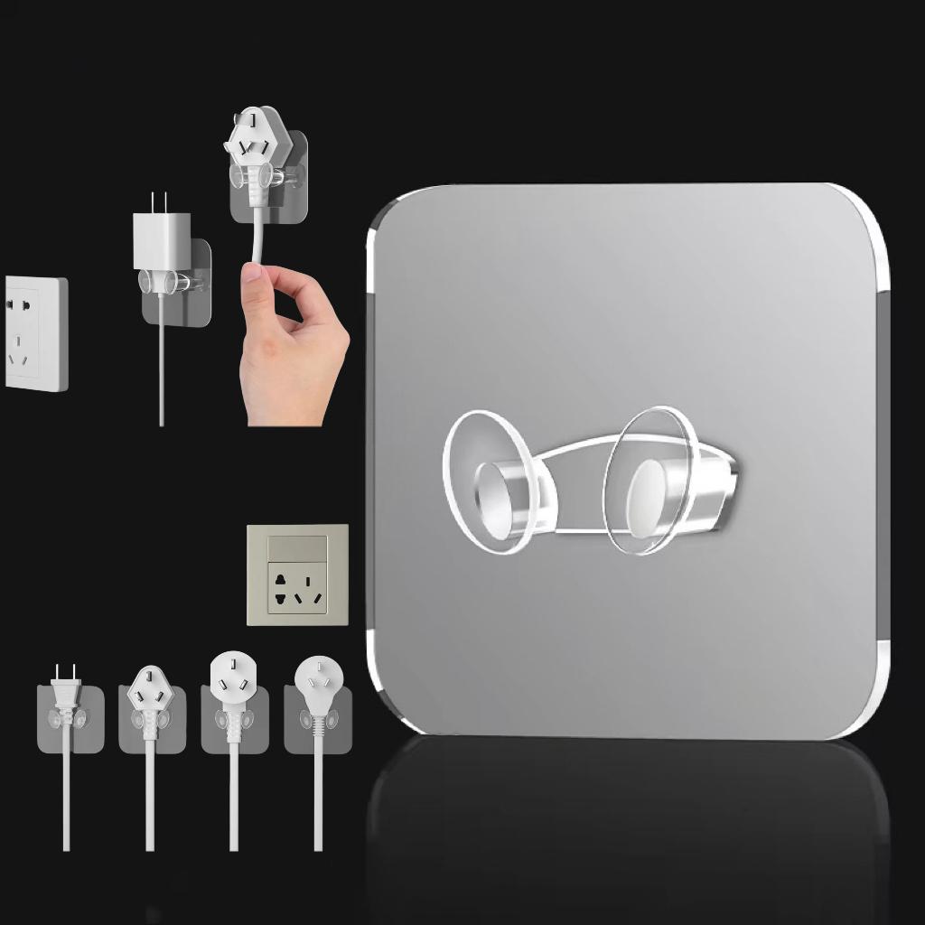Wall Storage Hook Punch-free Power Plug Socket Holder Kitchen Stealth Hook Wall Adhesive Hanger for Bathroom
Wall Storage Hook Punch-free Power Plug Socket Holder Kitchen Stealth Hook Wall Adhesive Hanger for Bathroom