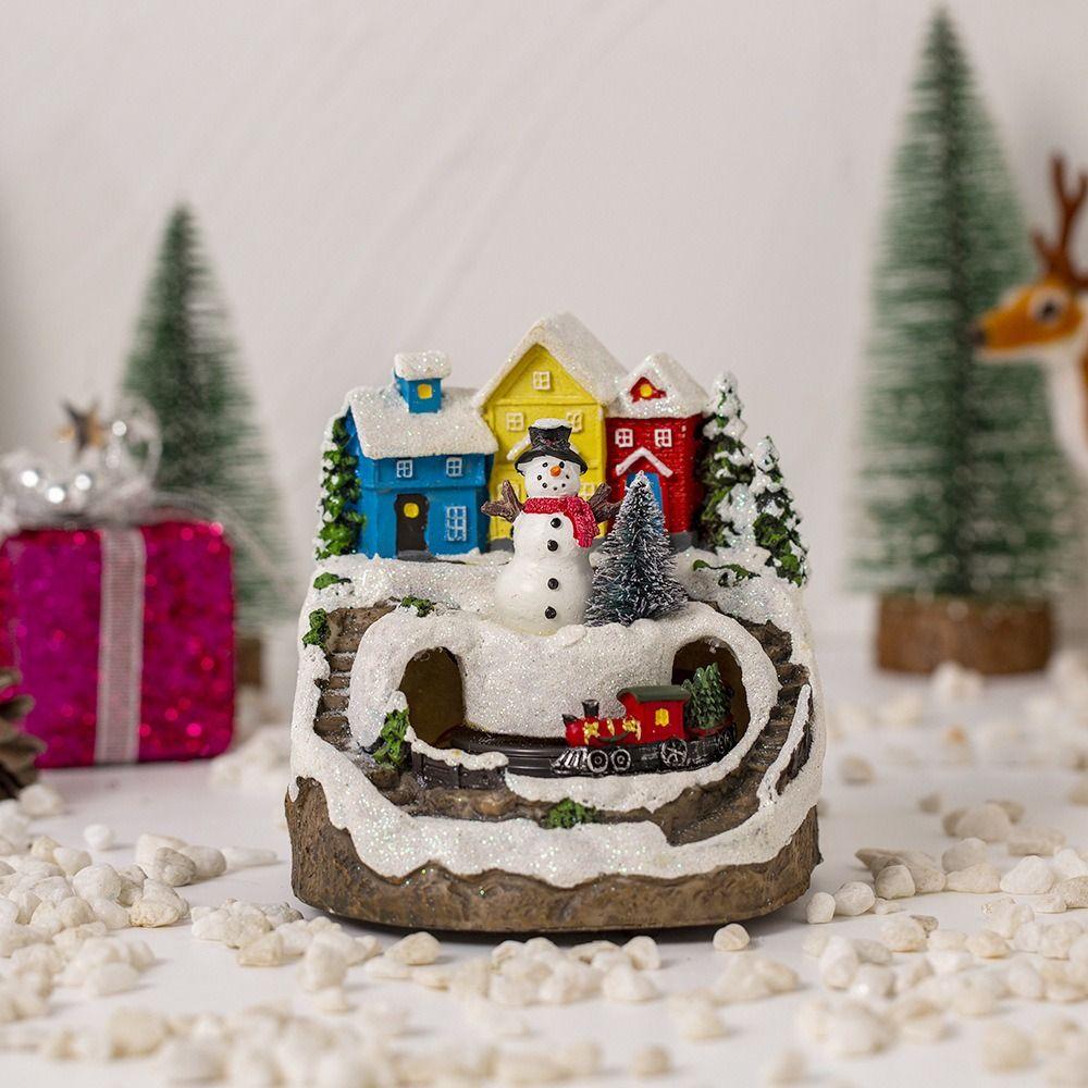 Простая в использовании музыкальная шкатулка Snow House Яркий рождественский светящийся домик для домашнего декора Style 1
Простая в использовании музыкальная шкатулка Snow House Яркий рождественский светящийся домик для домашнего декора Style 1