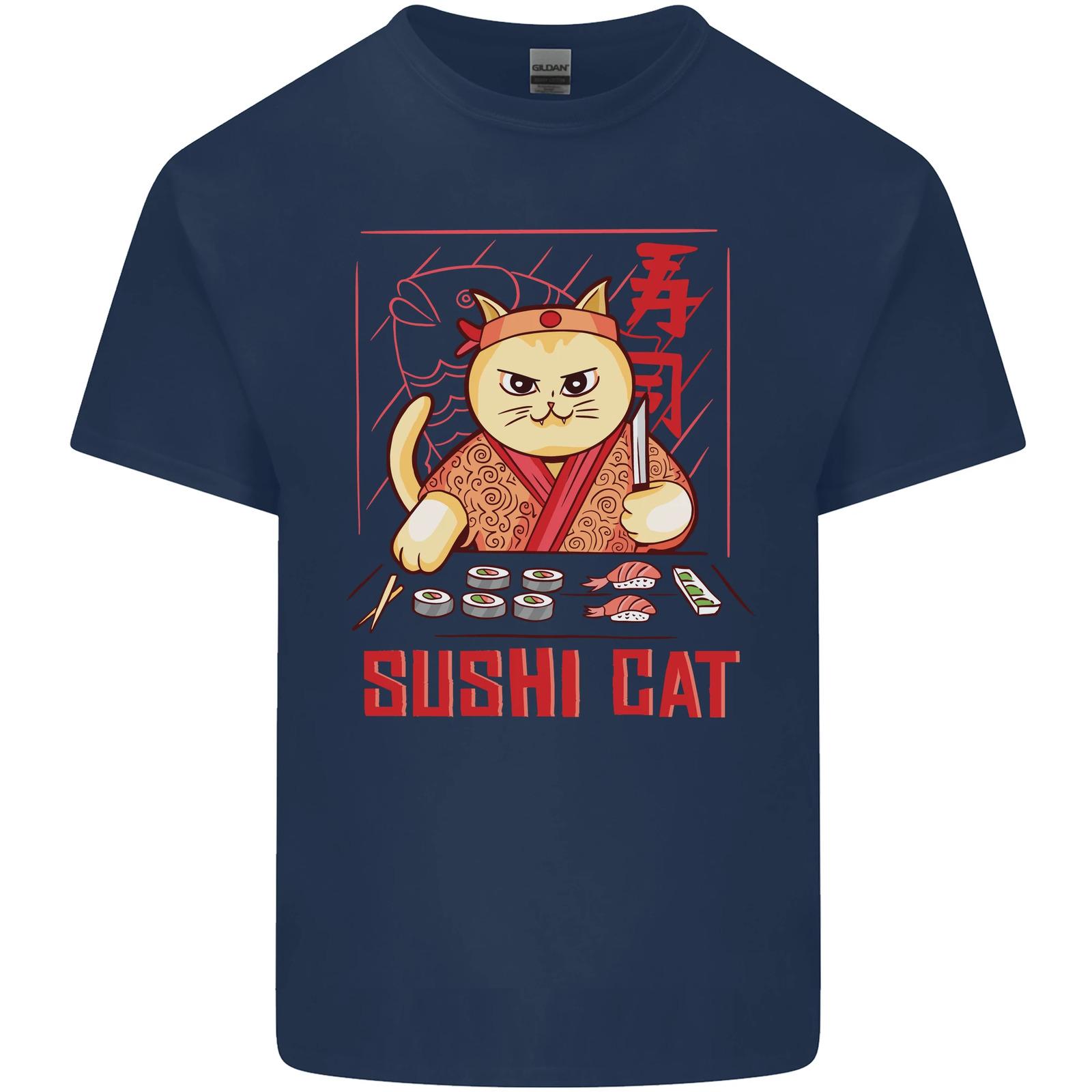 Funny Sushi Cat Food Fish Chef Japan Mens Cotton TShirt Woman Man Summer Fashion Casual Graphic T Shirts Streetwear Tops Tee 4XL
Funny Sushi Cat Food Fish Chef Japan Mens Cotton TShirt Woman Man Summer Fashion Casual Graphic T Shirts Streetwear Tops Tee 4XL