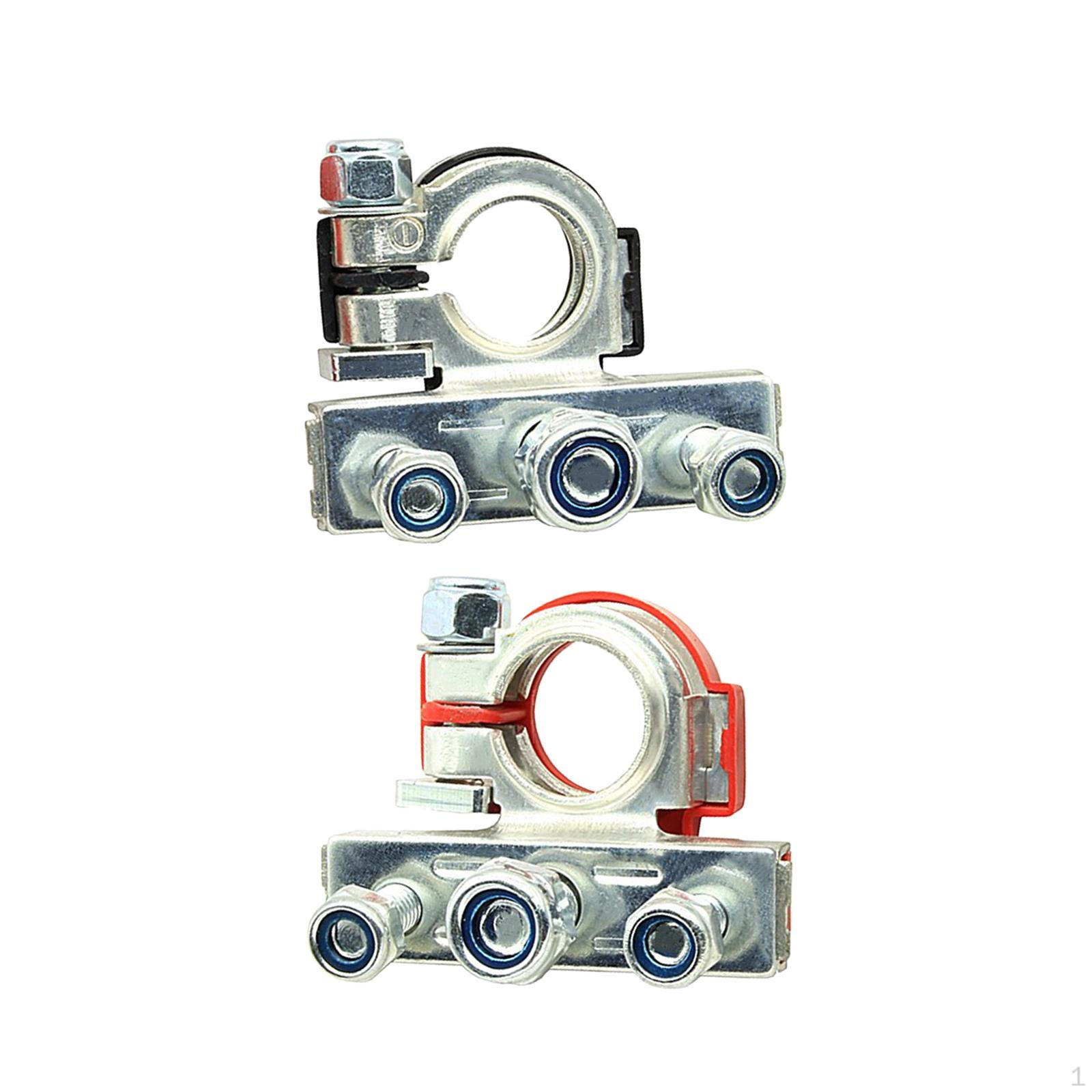 1 Pair Terminal Connectors Repair Parts Universal Positive and Negative Poles Cable Clamps Pure Copper Tinned
1 Pair Terminal Connectors Repair Parts Universal Positive and Negative Poles Cable Clamps Pure Copper Tinned