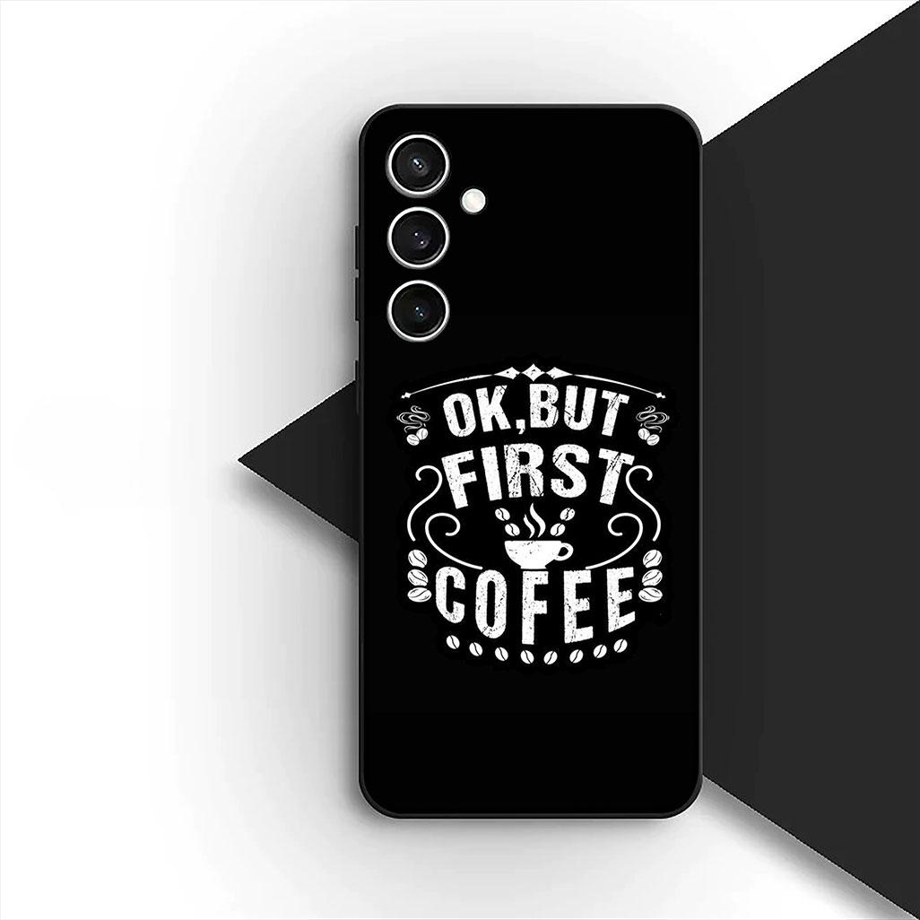Cover for Samsung Galaxy A35 A36 A55 A26 A05 A06 A14 A50 A51 A53 A54 A12 A13 A23 Casing Phone Case OK But First Coffee Book Galaxy A05s
Cover for Samsung Galaxy A35 A36 A55 A26 A05 A06 A14 A50 A51 A53 A54 A12 A13 A23 Casing Phone Case OK But First Coffee Book Galaxy A05s