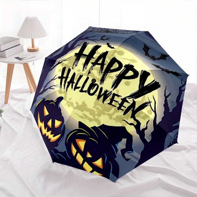 1pc Halloween Night Pattern Automatic 3-Fold Fashion Umbrella, 8 Practical Iron Frames, High-Value Folding Umbrella, Suitable for Office, Travel and O
1pc Halloween Night Pattern Automatic 3-Fold Fashion Umbrella, 8 Practical Iron Frames, High-Value Folding Umbrella, Suitable for Office, Travel and O
