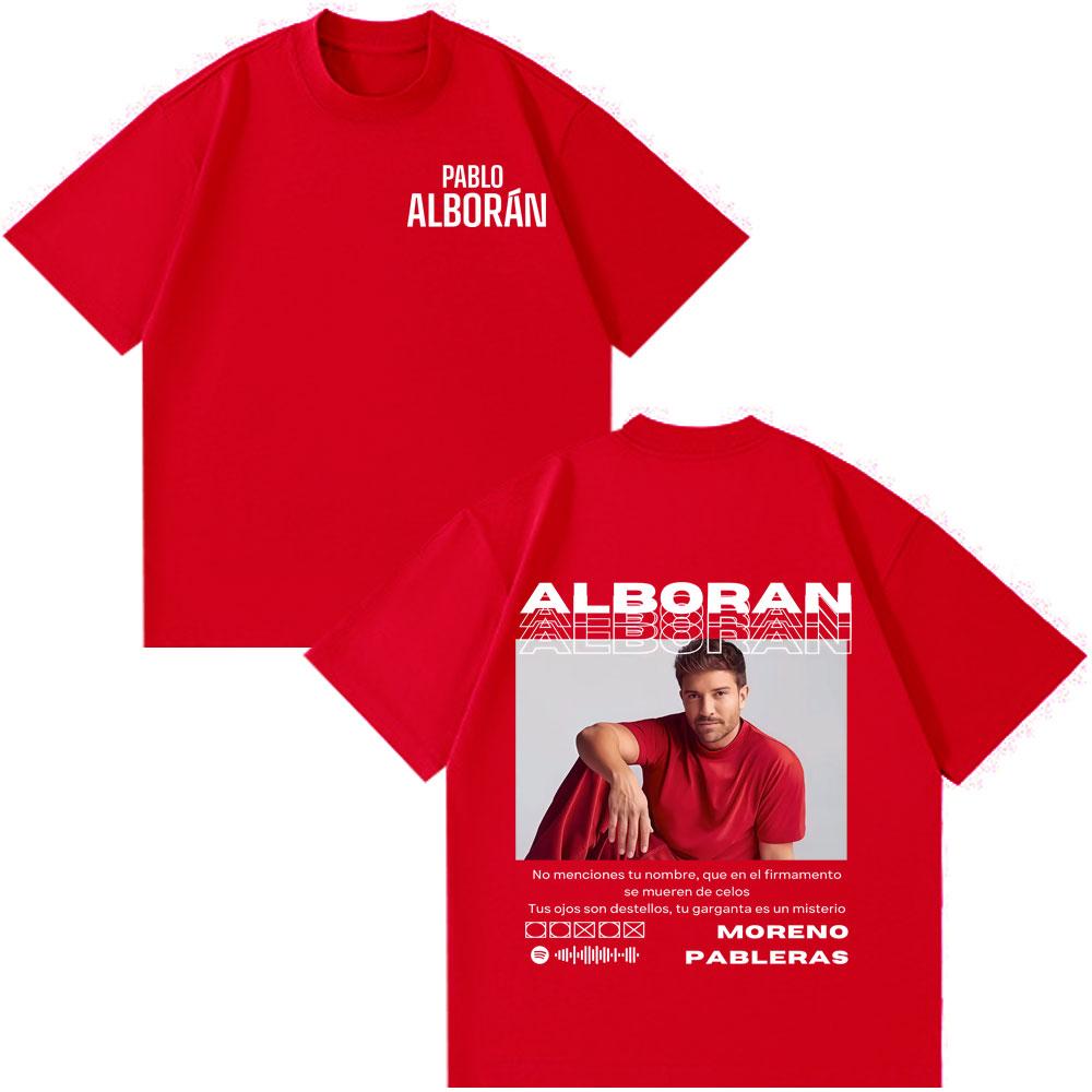Singer Pablo Alborán Album Cover 2026 Print Tees Men Women Hiphop Fashion Tshirts Shortsleeved Loose Casual Cotton TShirts S
Singer Pablo Alborán Album Cover 2026 Print Tees Men Women Hiphop Fashion Tshirts Shortsleeved Loose Casual Cotton TShirts S