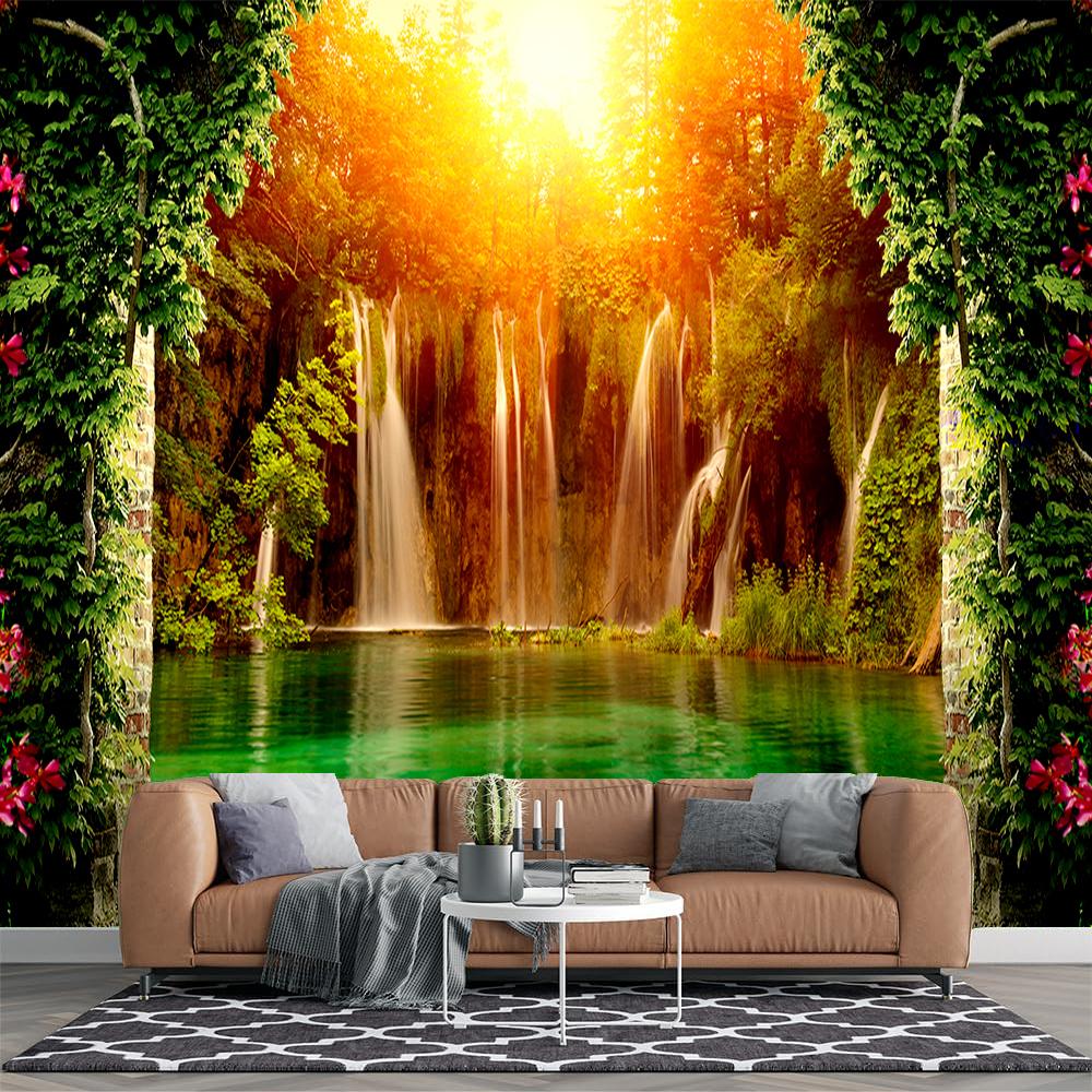 3d Waterfall Wallpaper Pastoral Natural Landscape Waterfall Wall Mural Living Room Bedroom 3d Wall Paper 200 cm(W) x 140 cm(H)
3d Waterfall Wallpaper Pastoral Natural Landscape Waterfall Wall Mural Living Room Bedroom 3d Wall Paper 200 cm(W) x 140 cm(H)