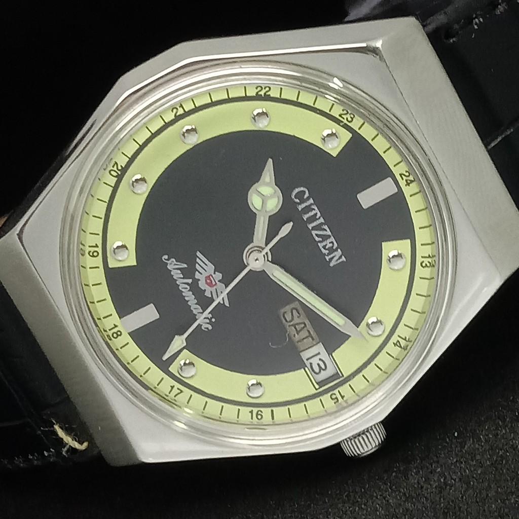 USED VINTAGE CITIZEN AUTOMATIC 8200 JAPAN MENS D/D BLACK WATCH 528b-a277507-9 SKU528b-a277507
USED VINTAGE CITIZEN AUTOMATIC 8200 JAPAN MENS D/D BLACK WATCH 528b-a277507-9 SKU528b-a277507