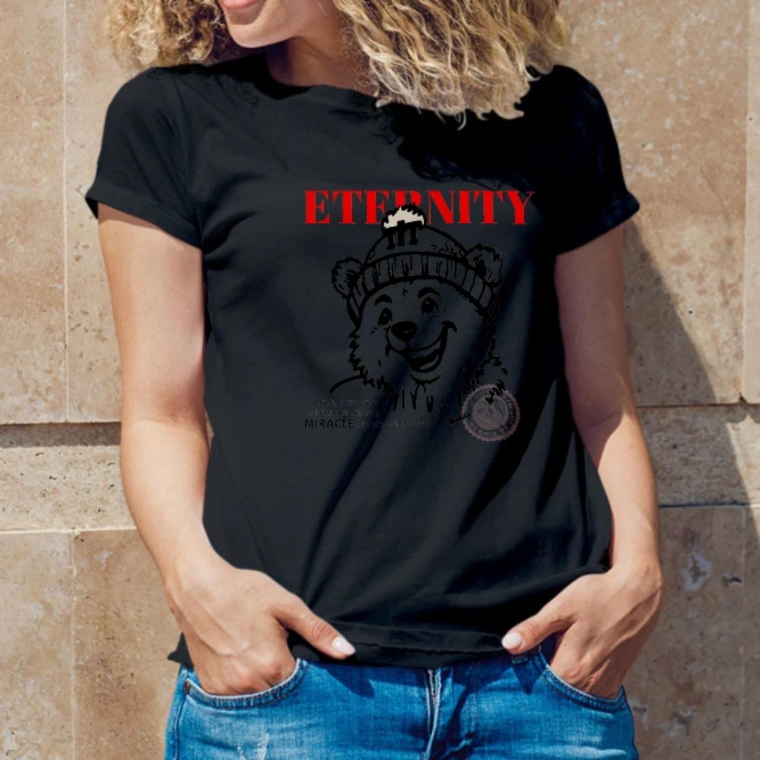 Женская футболка Eternity Graphic Streetwear ВеснаЛето Модная2025 Быстрая доставка S чёрный
Женская футболка Eternity Graphic Streetwear ВеснаЛето Модная2025 Быстрая доставка S чёрный