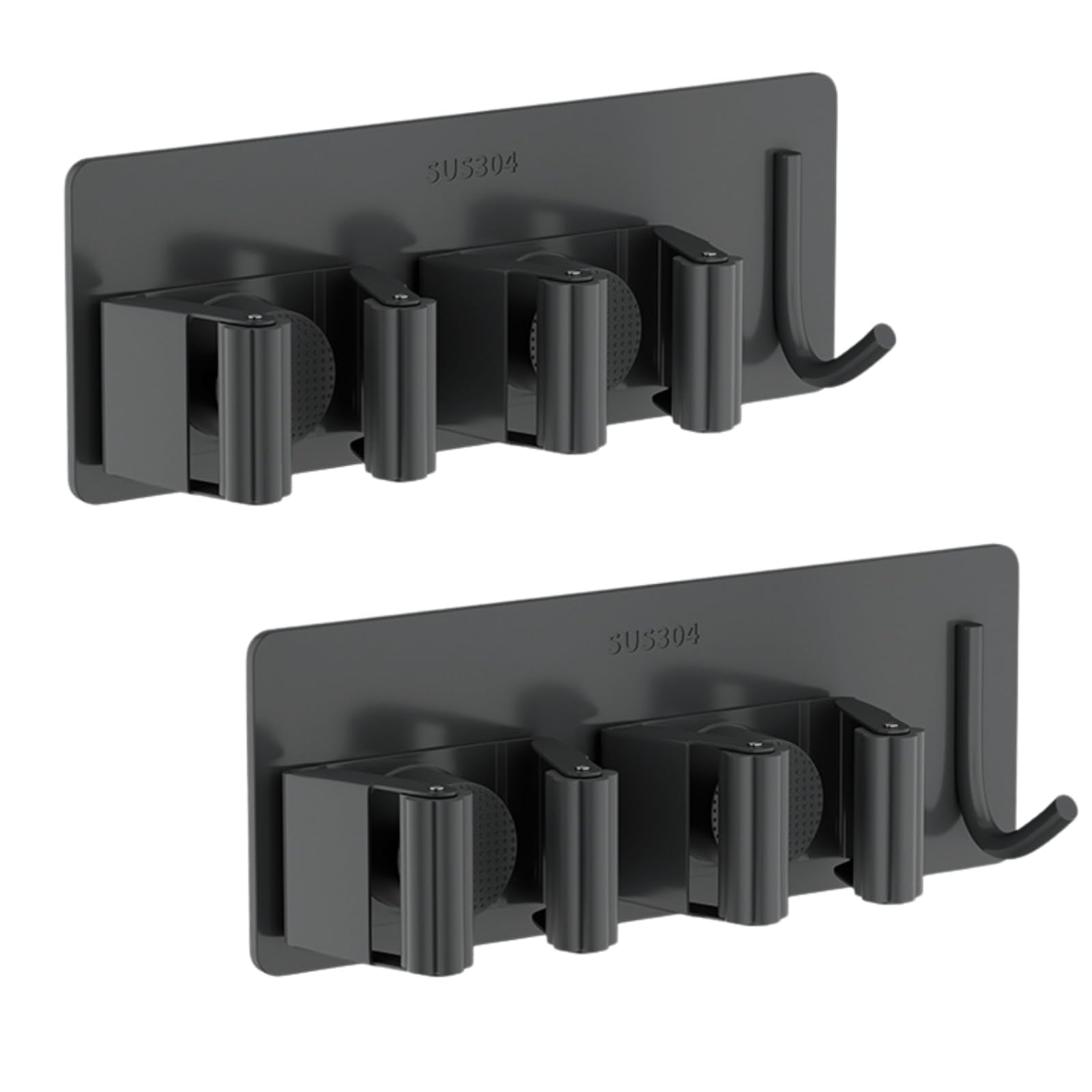 ideamall Stainless Steel Mop Holder Wall Hanger for Cleaning Tools Storage, Set of 2 (Black)
ideamall Stainless Steel Mop Holder Wall Hanger for Cleaning Tools Storage, Set of 2 (Black)