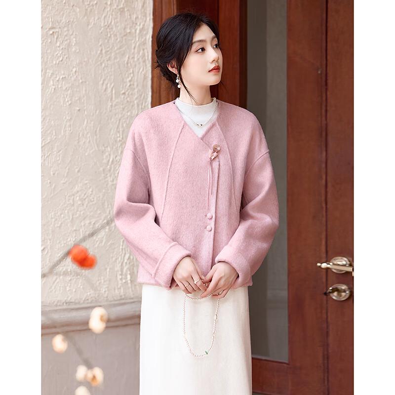 Элегантное женское короткое пальто из смесовой шерсти в новом китайском стиле S
Элегантное женское короткое пальто из смесовой шерсти в новом китайском стиле S